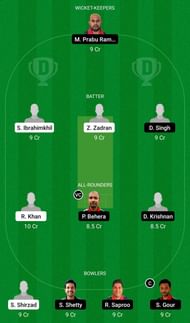 JKP vs HRO Dream11 - Team 1